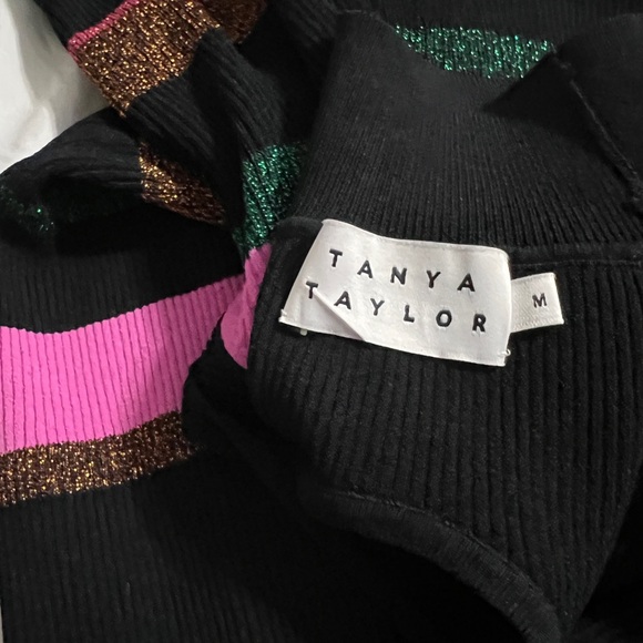 Tanya Taylor Vibrant Striped Long Sleeve Dress - Picture 3 of 6